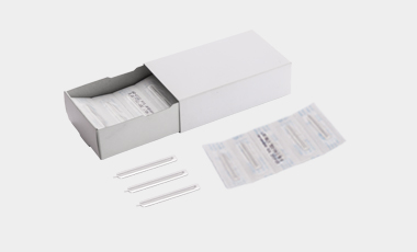Blood and allergy lancets for medical devices capillar blood sampling or prick and scratching tests. Production under clean room conditions.